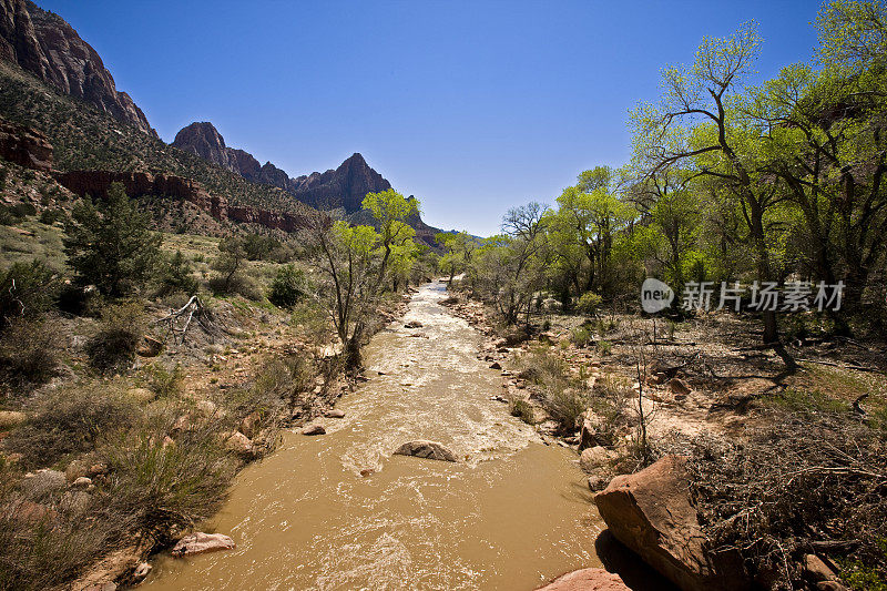 美国犹他州Wild Water Stream